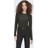 Jdy - Mila L/S O-Neck Top - Roze - Slim Fit - Lange Mouwen