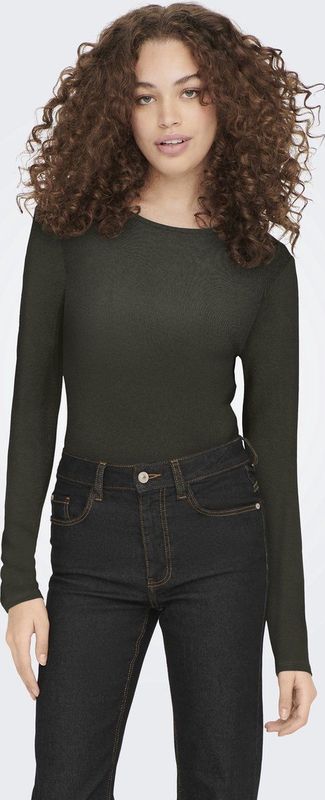 Jdy - Mila L/S O-Neck Top - Roze - Slim Fit - Lange Mouwen