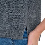 Gebreide Trui - Effen - Knitwear - Ronde Hals - Kwartmouw