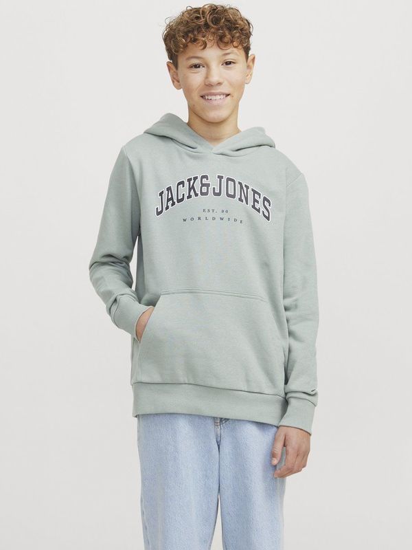 Jack&jones - Jjecaleb Varsity Sweat Hood Noos Jnr - Jongens - Sweaters
