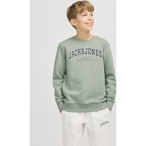 Jack&jones - Jjecaleb Varsity Sweat Crew Neck Sn Jnr - Jongens - Sweaters