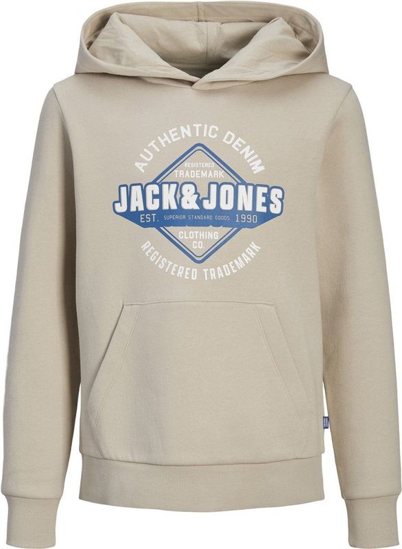 Jack&jones Junior Jjelogo Sweat Hood 2 Co/25 Noos Jnr Jongens Trui - Moonbeam