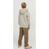 Jack and Jones Junior - Hoodie - Grijs - Geborstelde Stof