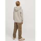 Jack and Jones Junior - Hoodie - Grijs - Geborstelde Stof