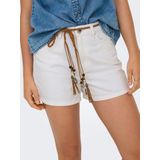 Denim Shorts - Katoen - High Waist - Inclusief Riem