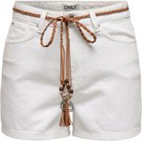 Denim Shorts - Katoen - High Waist - Inclusief Riem
