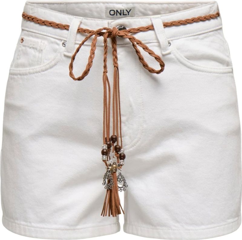 Denim Shorts - Katoen - High Waist - Inclusief Riem