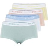Pieces - 4-Pack Dames Shorts - Katoen - Multipack - Rose