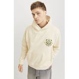 Hoodie - Logoprint - Capuchon - Wijde Pasvorm - Lange Mouw