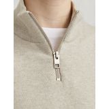 Jack and Jones Junior - Gebreide Trui - Hoge Hals - Regular Fit - Blauw - Katoen