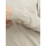 Jack and Jones Junior - Gebreide Trui - Hoge Hals - Regular Fit - Blauw - Katoen