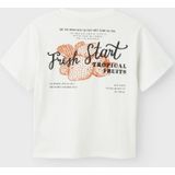 NAME IT - NKFBOWAY SS NREG HEAVY TOP - Blouse - Meisjes