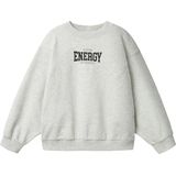 Sweatshirt - Rubberen Print - Ronde Hals - Lange Mouwen - Regular Fit