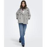 Jacqueline de Yong - Jdyhannah Short Jacket - Jas - Medium Grijs Melange - Dames
