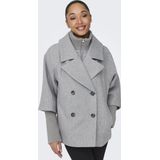 Jacqueline de Yong - Jdyhannah Short Jacket - Jas - Medium Grijs Melange - Dames