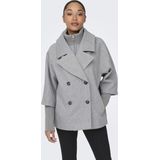 Jacqueline de Yong - Jdyhannah Short Jacket - Jas - Medium Grijs Melange - Dames