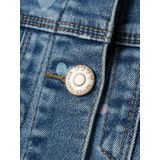 Name It Spijkerjas - NmfFalula - Medium+ Blue Denim m. Harten - Name It - 5 jaar (110) - Spijkerjas
