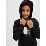 JACK&JONES - JORFREDERIKSBERG BOX SCI SW.H SN UNB JNR - Sweater - Zwart - Katoen