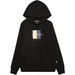 JACK&JONES - JORFREDERIKSBERG BOX SCI SW.H SN UNB JNR - Sweater - Zwart - Katoen