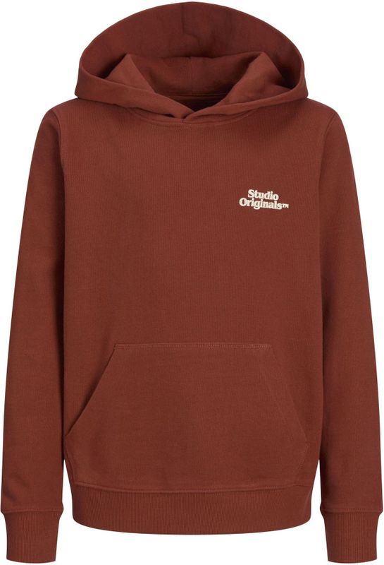 JACK & JONES - Hoodie - Groen - Geborsteld Stof