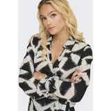 JDY - Jurk - Zwart - V-Hals - Lange Mouwen - Regular Fit