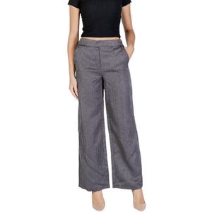 Jacqueline de Yong - Jdynoah Hw Wide Palazzo Pants - Grijs - Dames - Polyester