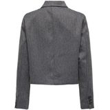 Jacqueline de Yong - Herfst/Winter Dames Blazer - Grijs - 100% Polyester