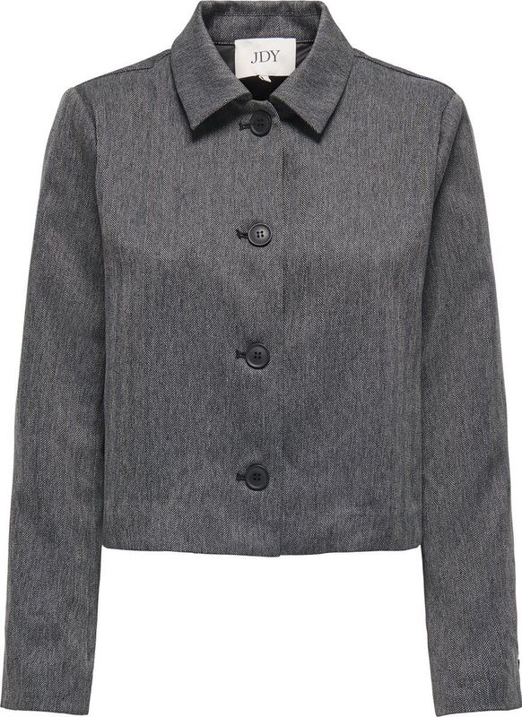 Jacqueline de Yong - Herfst/Winter Dames Blazer - Grijs - 100% Polyester