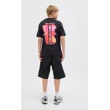 Jack & Jones - JCOINTERLUDE - T-shirt - Zwart - Korte Mouwen - 100% Katoen