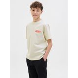Jack & Jones Junior - T-shirt - Ecru - Katoen