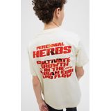 Jack & Jones Junior - T-shirt - Ecru - Katoen