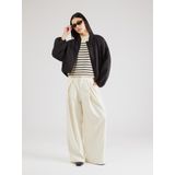 Gebreide Top - Zacht - Ronde Hals - Korte Mouwen - Regular Fit