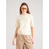 Gebreide Top - Zacht - Ronde Hals - Korte Mouwen - Regular Fit