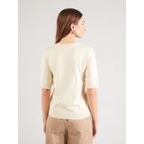 Gebreide Top - Zacht - Ronde Hals - Korte Mouwen - Regular Fit