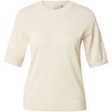 Gebreide Top - Zacht - Ronde Hals - Korte Mouwen - Regular Fit