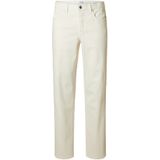 Selected - Slh190-Reg Tape Cole - Jeans - Egret - Normale Pasvorm - Lage Taille