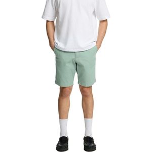 Selected Homme Heren Short SLHSLIM-MILES FLEX slim Groen L Volwassenen