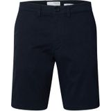 SELECTED HOMME - Chino Shorts - Blauw - Katoen - Slim Fit