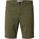 SELECTED HOMME BLACK Shorts - Kaki - Chino Shorts - Slim Fit - Mid Rise