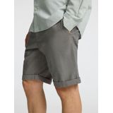 Selected - Slim Luton Flex - Korte Broek - Groen - Biologisch Katoen