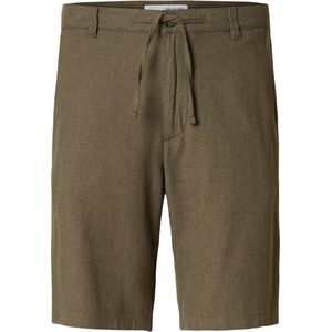 Selected Homme - SLHCOMFORT-BRODY LINEN - Chino Broek - Bruin