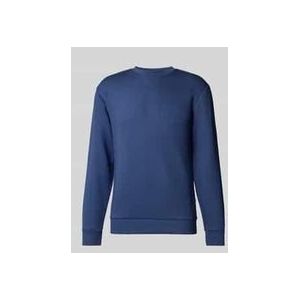 Sweatshirt mit gerippten Abschlüssen Modell 'EMANUEL'