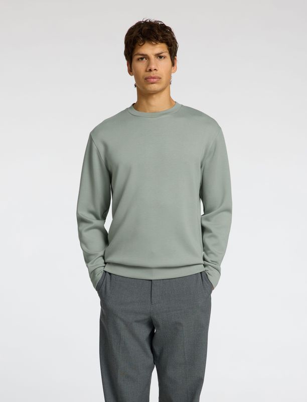 Casual Sweatshirt - Ronde Hals - Lange Mouwen - Normale Pasvorm - 77% LENZING™ ECOVERO™ Viscose