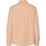 PIECES - Geborduurd Hemd - Koraalroze - Polyester