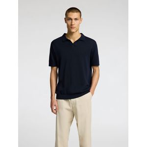 SELECTED HOMME Poloshirt »SLHMATTIS SS KNIT SUN OPEN POLO NOOS«