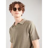 Gebreide Trui - Effen - Knitwear - Kwartmouw - Normale Pasvorm