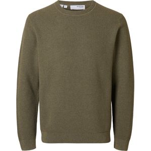 Selected Homme - SLHROSS - Heren Trui - Groen - Regular Fit
