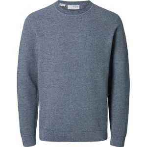 Selected Homme - SLHROSS - Trui - Blauw - Katoen - Regular Fit