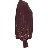 ONLY Sweatshirt 'ONLBrooke'  lichtblauw / curry / spar / wijnrood