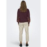 ONLY Sweatshirt 'ONLBrooke'  lichtblauw / curry / spar / wijnrood